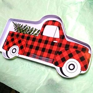 Red truck decor